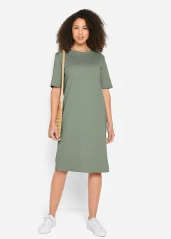 bonprix Lot de 2 robes T-shirt oversize 100% coton|Femme Basiques|Robes