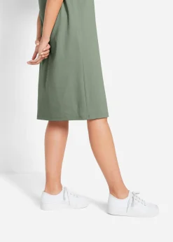 bonprix Lot de 2 robes T-shirt oversize 100% coton|Femme Basiques|Robes