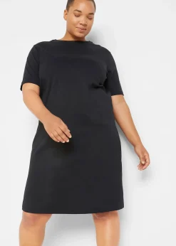 bonprix Lot de 2 robes T-shirt oversize 100% coton|Femme Basiques|Robes