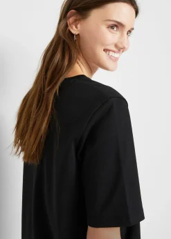 bonprix Lot de 2 robes T-shirt oversize 100% coton|Femme Basiques|Robes