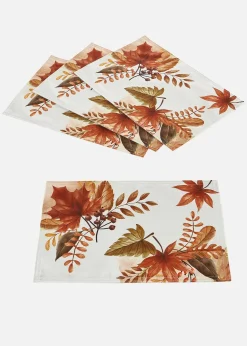 bonprix Arts De La Table|Linge De Table|Lot de 4 sets de table à imprimé feuillage