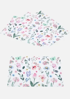 bonprix Lot de 4 sets de table avec imprimé fleurs| Arts De La Table|Linge De Table