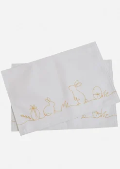 bonprix Arts De La Table|Linge De Table|Lot de 2 sets de table imprimé lapin