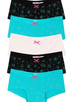 bonprix Lot de 5 shorties en coton doux et extensible|Enfant Vêtements Enfant|Lot De 2 Articles Et Plus