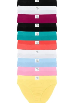 Femme bonprix Basiques|Lingerie Coton|Lot de 10 slips