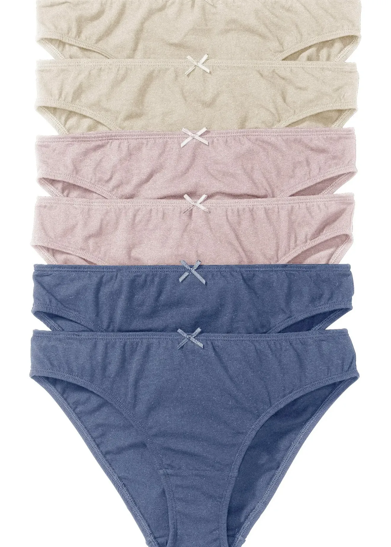 bonprix Lot de 6 slips|Femme Basiques|Lingerie Coton