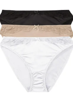 bonprix Lot de 3 slips|Femme Dessous|Bas