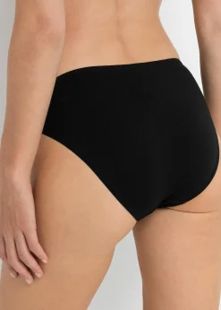 Femme bonprix Lingerie Coton|Bas|Lot de 4 slips à dentelle