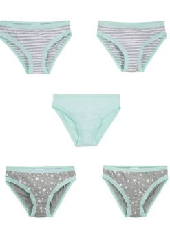 Enfant bonprix Lot De 2 Articles Et Plus|Filles·Culottes & Brassières|Lot de 5 slips avec coton doux