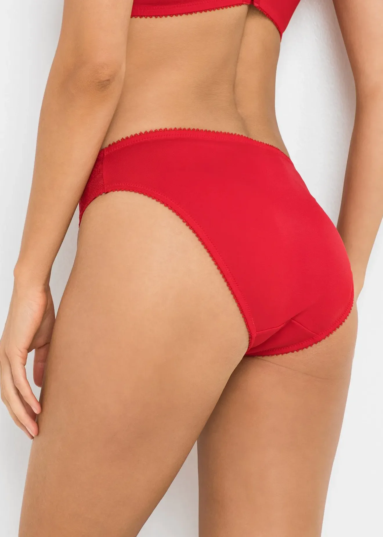 Femme bonprix Dessous|Bas|Lot de 2 slips avec dentelle