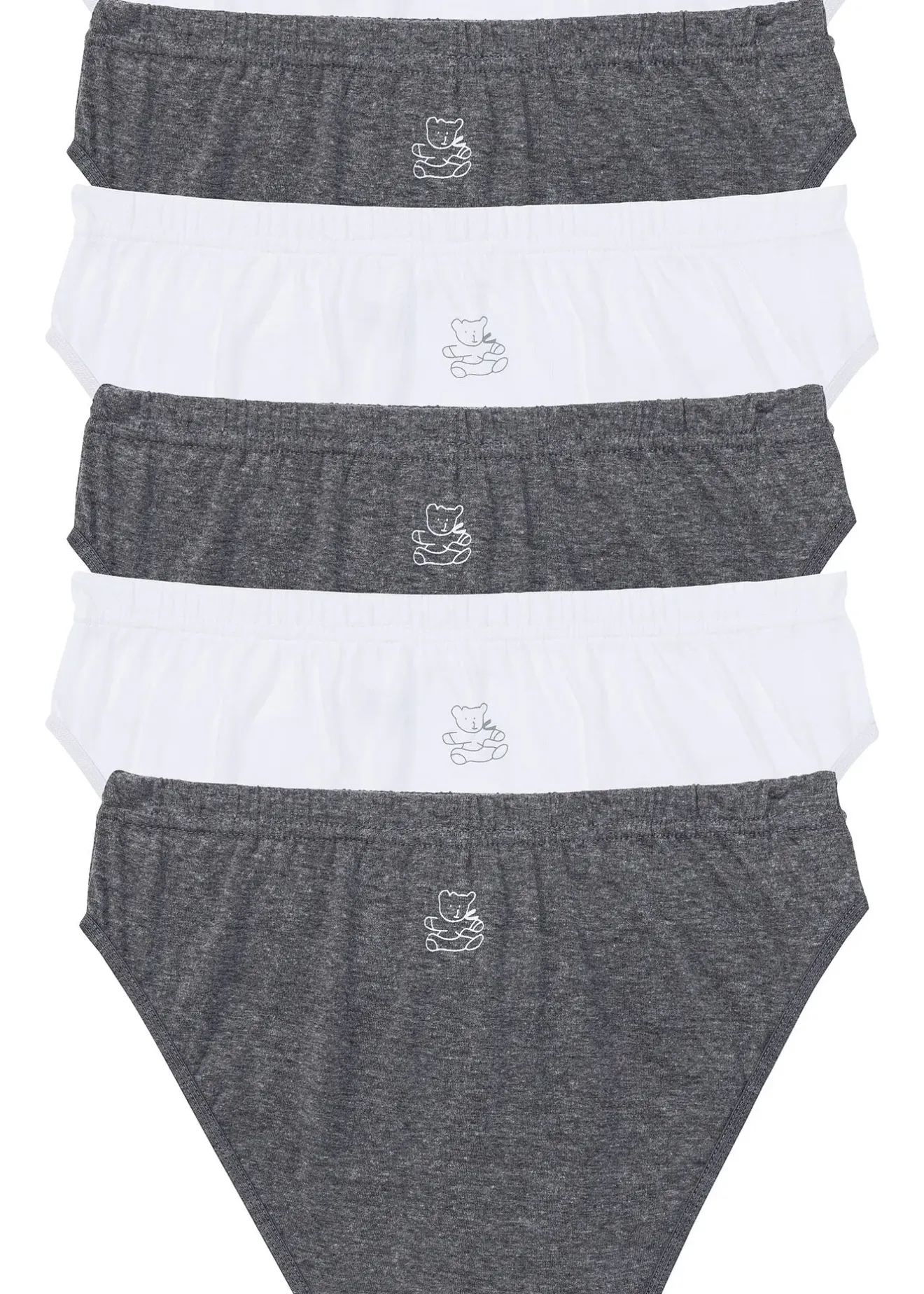 bonprix Lot de 6 slips avec imprimé ourson|Femme Basiques|Lingerie Coton