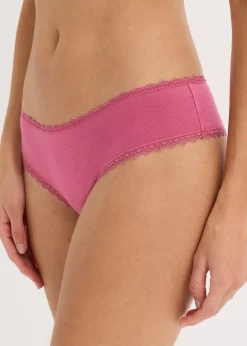 Femme bonprix Lingerie Coton|Bas|Lot de 5 slips brésiliens coton