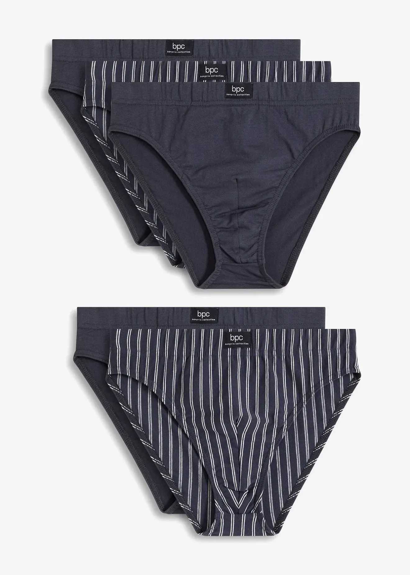 Homme bonprix Slips|Sous-Vêtements|Lot de 5 slips coton