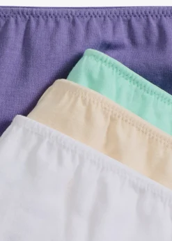 Femme bonprix Lingerie Coton|Bas|Lot de 4 slips coton