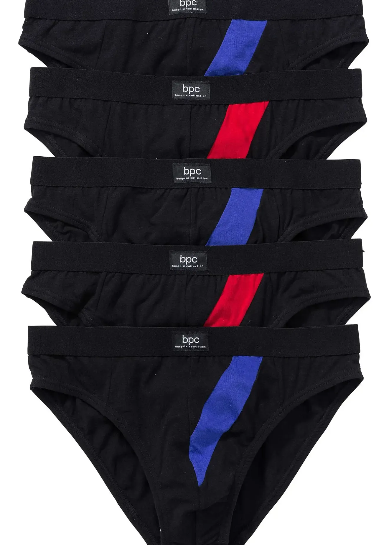 Homme bonprix Slips|Sous-Vêtements|Lot de 5 slips coton