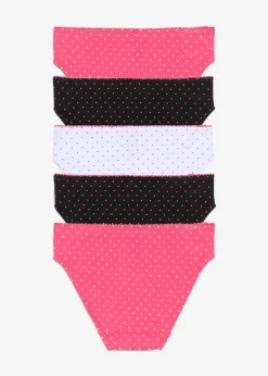 bonprix Lot de 5 slips coton avec nœud en satin|Enfant Vêtements Enfant|Lot De 2 Articles Et Plus