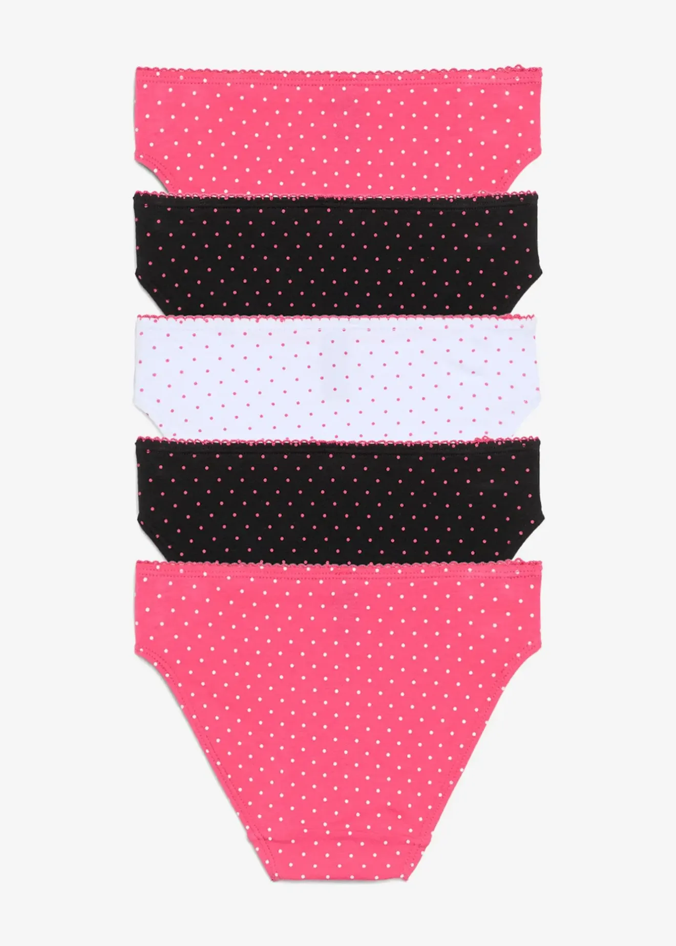 bonprix Lot de 5 slips coton avec nœud en satin|Enfant Vêtements Enfant|Lot De 2 Articles Et Plus