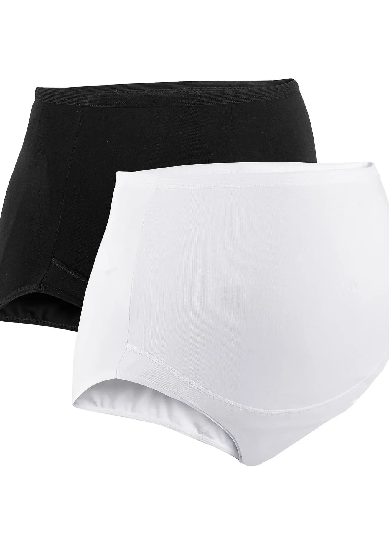 bonprix Lot de 2 slips de grossesse en coton|Femme Maternité|Lingerie Coton