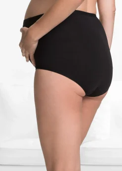 bonprix Lot de 2 slips de grossesse en coton|Femme Maternité|Lingerie Coton