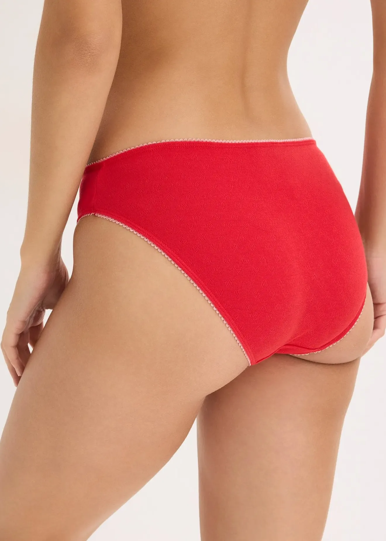 Femme bonprix Bas|Lot de 5 slips en pointelle à motif cœurs