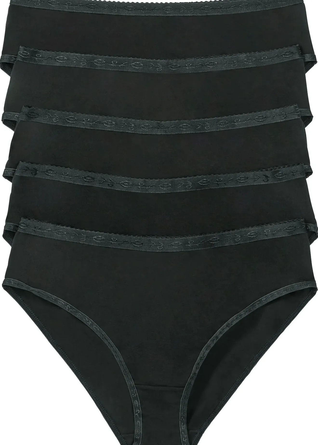 Femme bonprix Basiques|Lingerie Coton|Lot de 5 slips Maxi