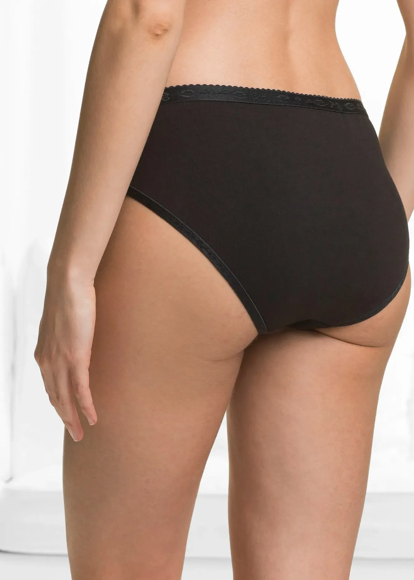 Femme bonprix Basiques|Lingerie Coton|Lot de 5 slips Maxi