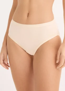 Femme bonprix Lingerie Coton|Bas|Lot de 4 slips maxi