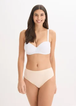 Femme bonprix Lingerie Coton|Bas|Lot de 4 slips maxi