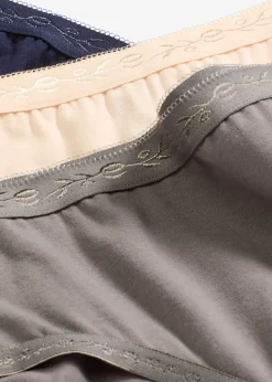 Femme bonprix Lingerie Coton|Bas|Lot de 4 slips maxi