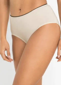 Femme bonprix Lingerie Coton|Bas|Lot de 5 slips maxi