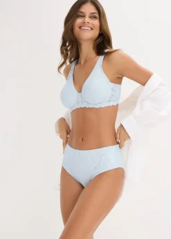 Femme bonprix Bas|Lot de 2 slips maxi avec dentelle