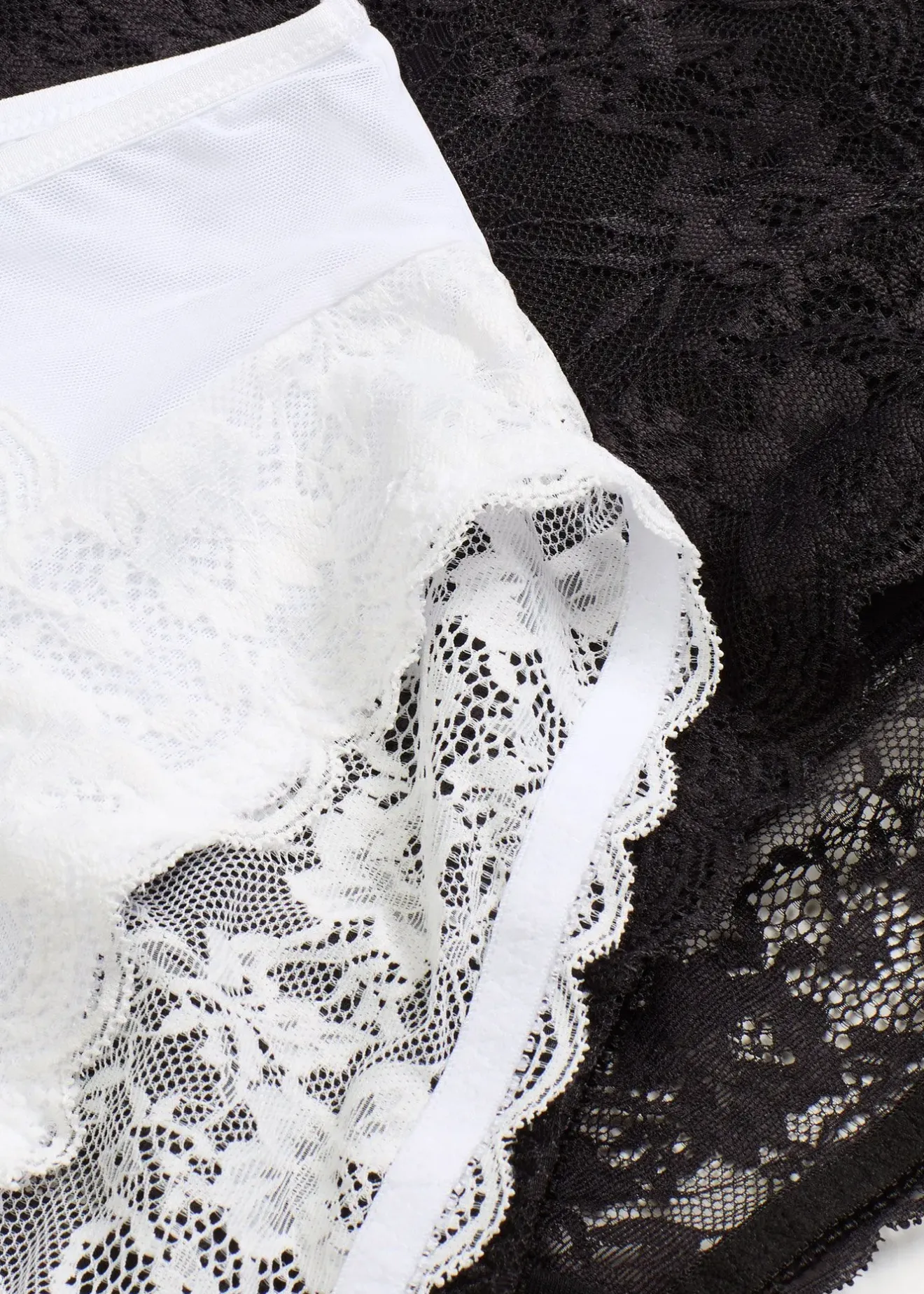 bonprix Lot de 2 slips maxi avec dentelle|Femme Dessous|Bas