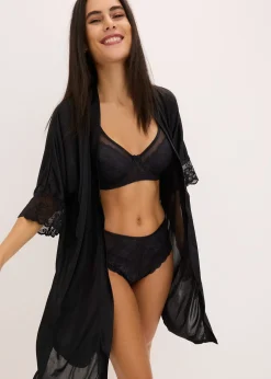 bonprix Lot de 2 slips maxi avec dentelle|Femme Dessous|Bas