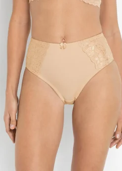 bonprix Lot de 2 slips maxi avec dentelle|Femme Bas