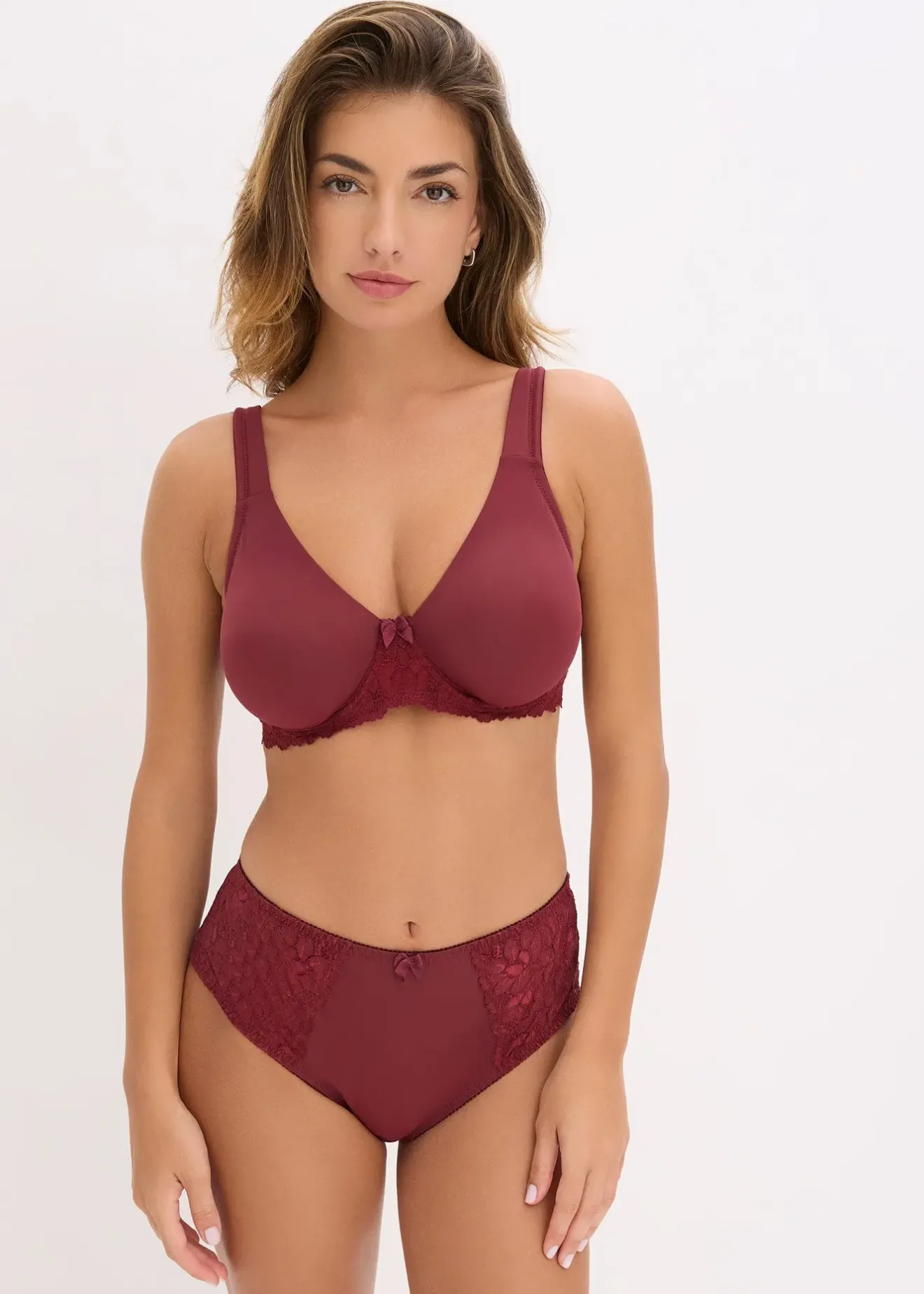 bonprix Lot de 2 slips maxi avec dentelle|Femme Bas