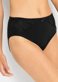 bonprix Lot de 2 slips maxi avec dentelle|Femme Bas