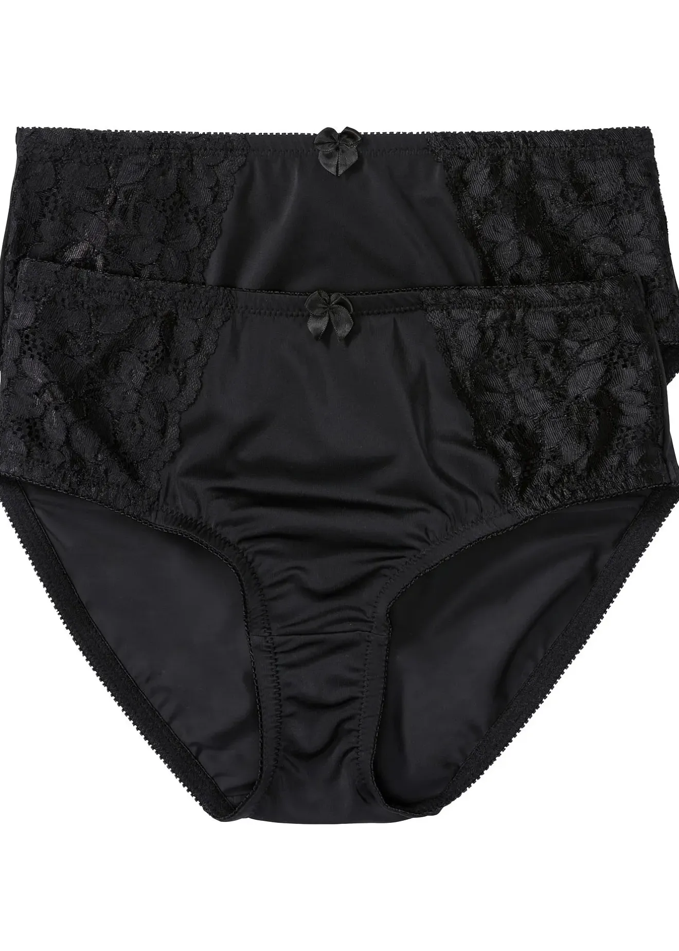 bonprix Lot de 2 slips maxi avec dentelle|Femme Bas