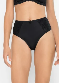 bonprix Lot de 2 slips maxi avec dentelle|Femme Bas