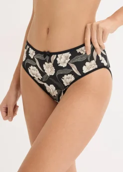 Femme bonprix Lingerie Coton|Bas|Lot de 4 slips maxi confortables