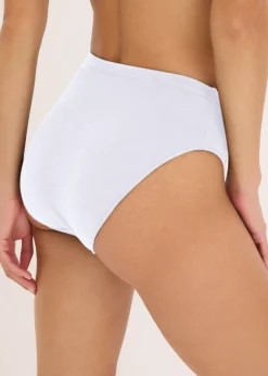 bonprix Lot de 7 slips Maxi coton|Femme Lingerie Coton|Bas