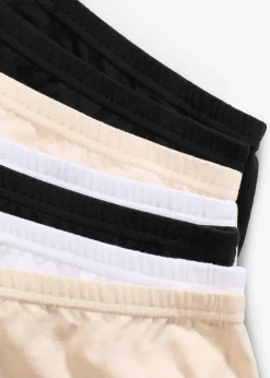 bonprix Lot de 7 slips Maxi coton|Femme Lingerie Coton|Bas