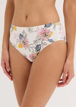 bonprix Lot de 4 slips Maxi coton|Femme Lingerie Coton|Bas