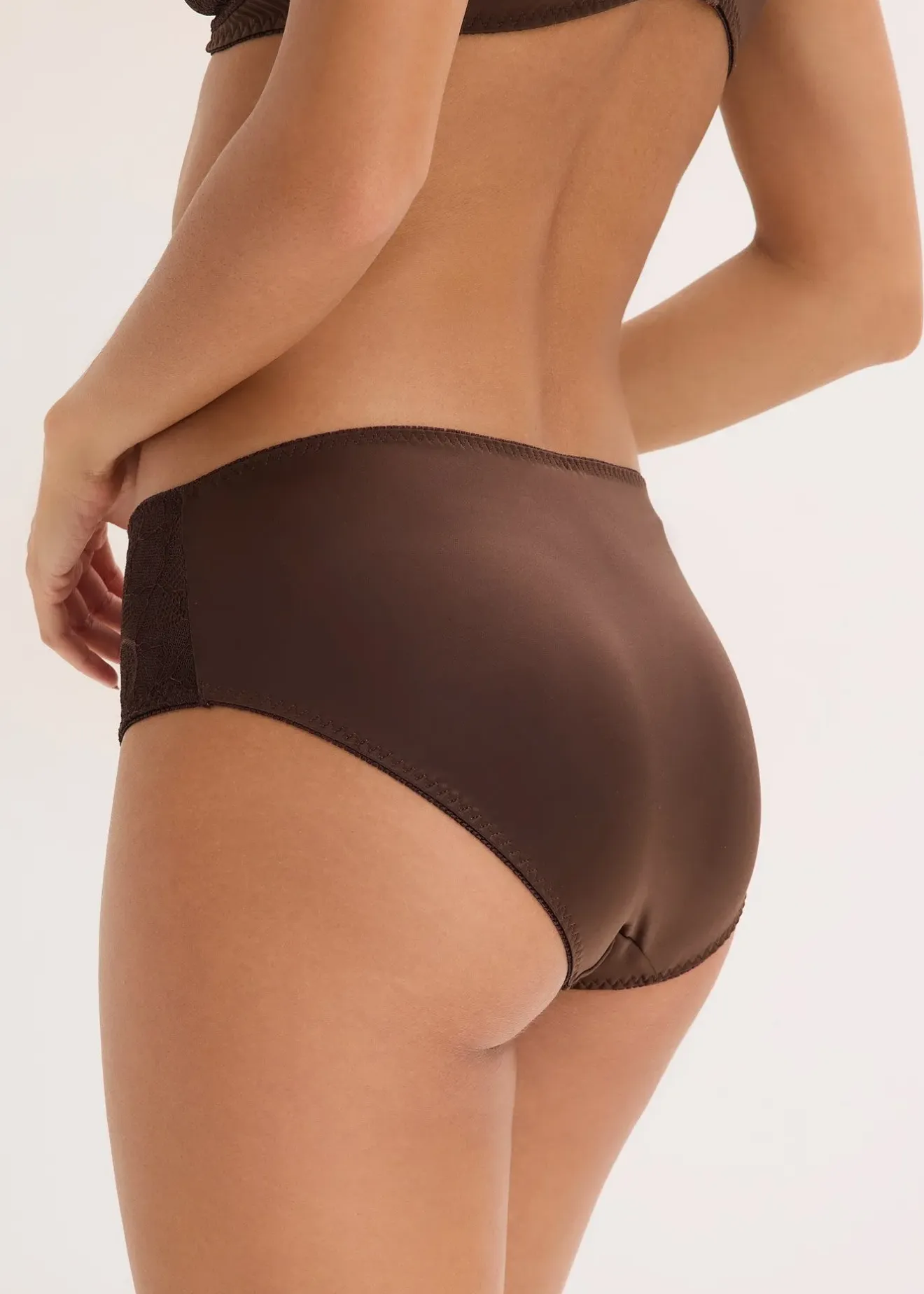 Femme bonprix Dessous|Bas|Lot de 2 slips maxi, détails brillants