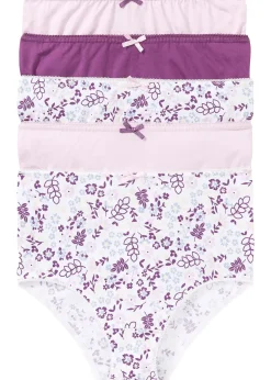 Femme bonprix Lingerie Coton|Bas|Lot de 5 slips taille haute