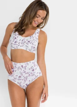 Femme bonprix Lingerie Coton|Bas|Lot de 5 slips taille haute