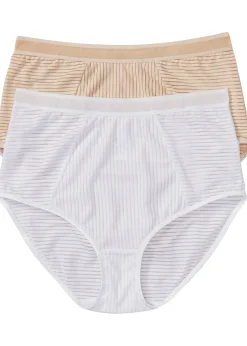 bonprix Lot de 2 slips taille haute|Femme Bas