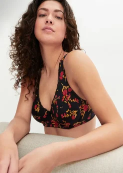 bonprix Lot de 3 soutien-gorge coton à armatures|Femme Grands Bonnets D-H|Lingerie Coton