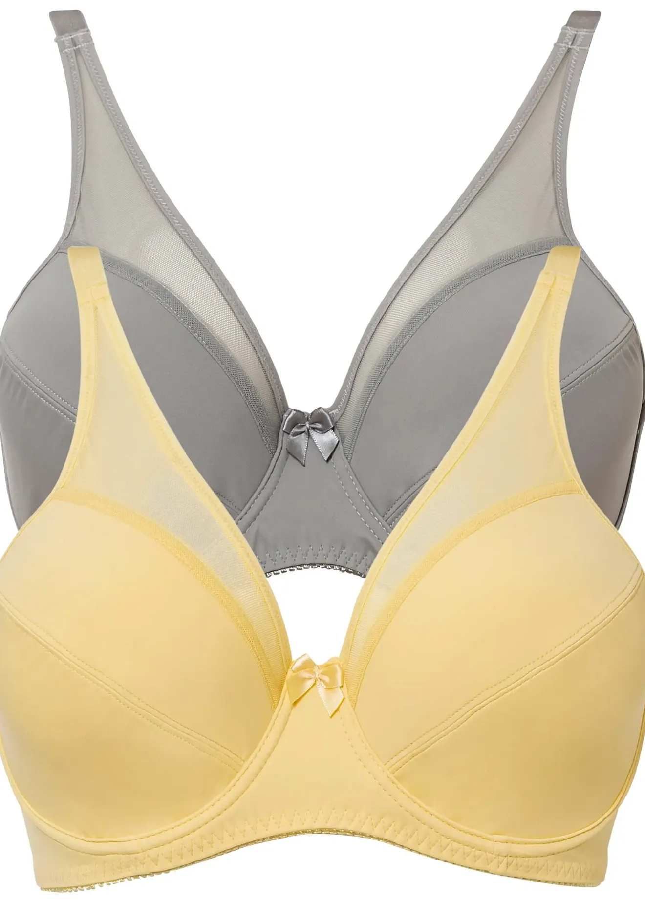 Femme bonprix Soutiens-Gorge|Lot de 2 soutiens-gorge à armatures avec mesh