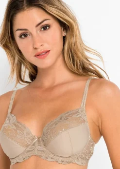 Femme bonprix Dessous|Soutiens-Gorge|Lot de 3 soutiens-gorge à armatures et dentelle