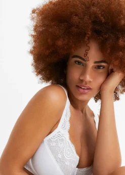 Femme bonprix Grands Bonnets D-H|Soutiens-Gorge|Lot de 2 soutiens-gorge à armatures et dentelle